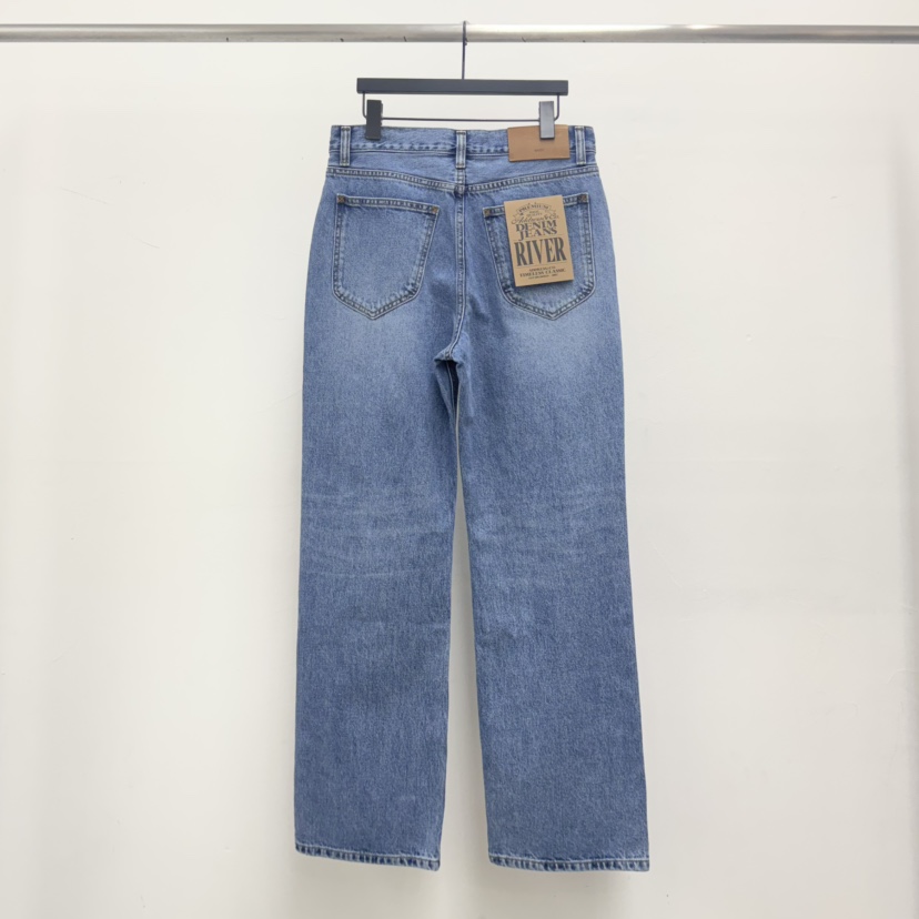 RIVER東大門實拍韓國女裝新品26夏季26春夏牛仔褲直筒牛仔WATER/RIVER牛仔褲