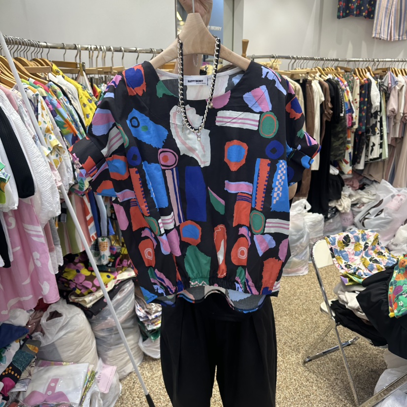 HAPPYBERRY韓國直郵實拍女士新品時尚襯衫蕾絲衫不含項鏈不對稱HAPPYBERRY襯衫/蕾絲衫圖色3