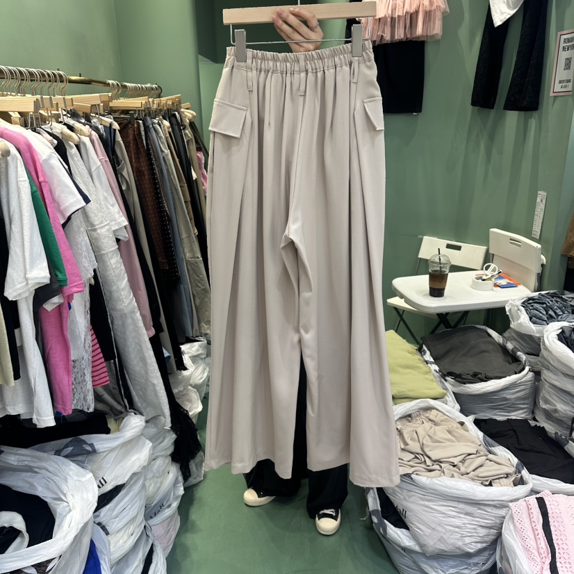 ROMANTIC NEWYORK韓國直郵女裝新品時尚熱賣26春夏休閑褲口袋ROMANTIC NEWYORK休閑褲