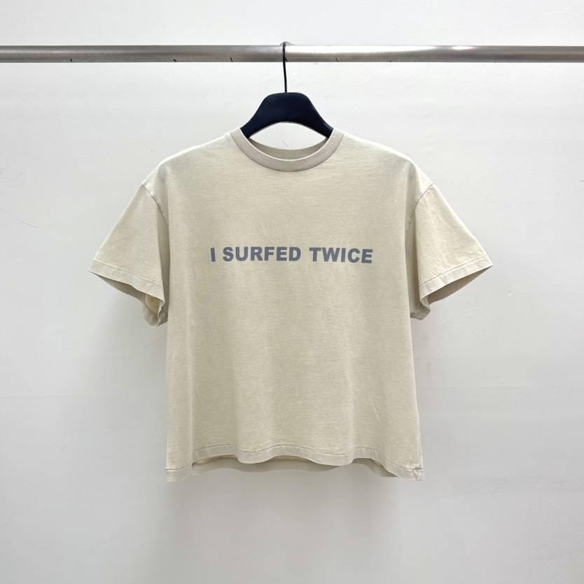 RIVER韓國代購女裝新款時尚26夏季職業人氣26春夏推薦T恤WATER/RIVERT恤圖色1