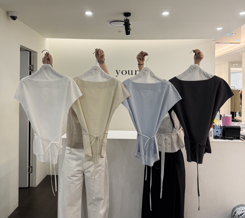 YOUR-P東大門實拍韓國女裝新款26夏季26春夏時尚襯衫蕾絲衫YOUR-P襯衫/蕾絲衫