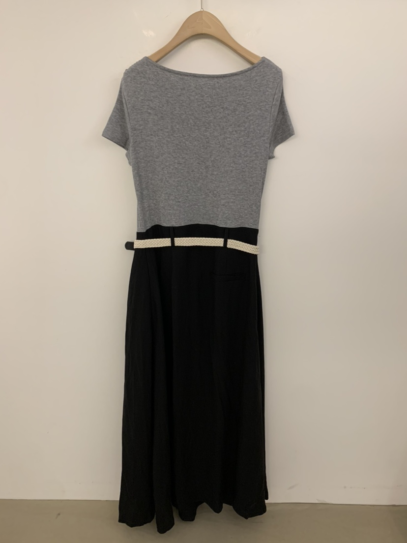 UNDER KEY韓國直郵女士新品26春夏26夏季熱賣連衣裙含腰帶UNDER KEY連衣裙
