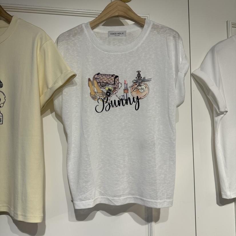 COCO HOLIC東大門實拍韓國女裝新品26春夏26夏季時尚T恤COCO HOLICT恤圖色1