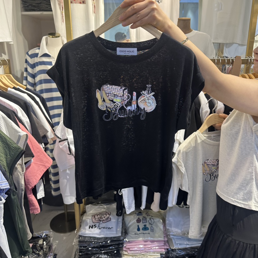 COCO HOLIC東大門實拍韓國女裝新品26春夏26夏季時尚T恤COCO HOLICT恤圖色3