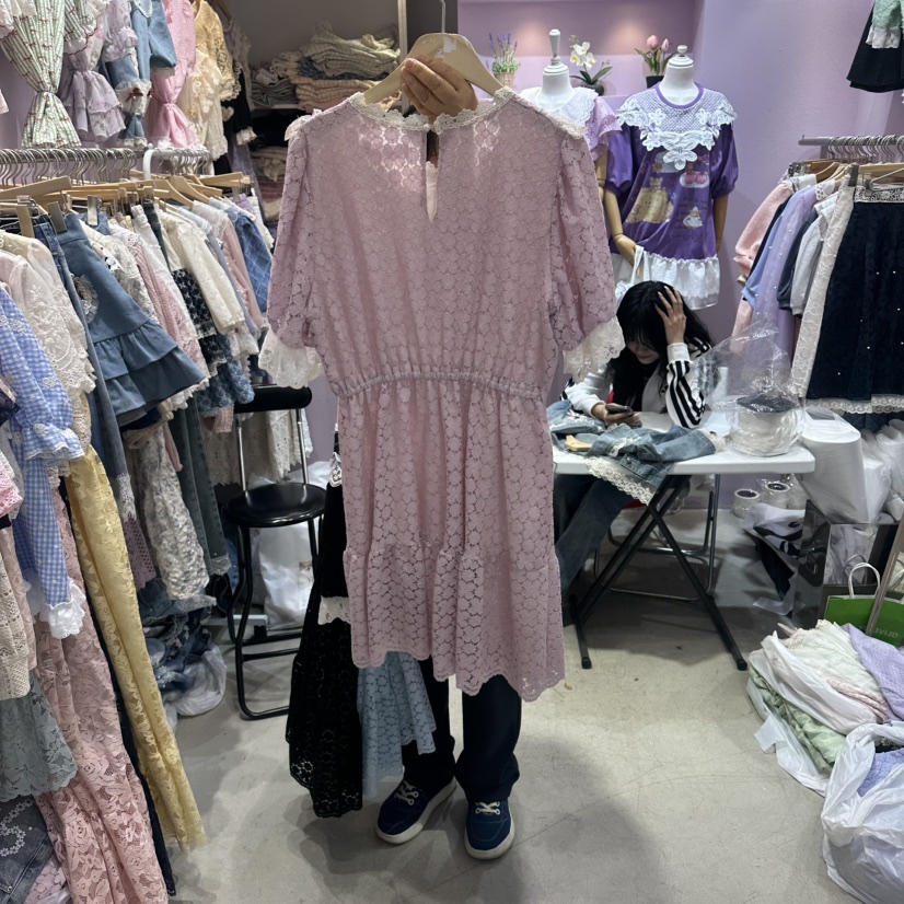 MS韓國東大門代購女裝新品職業時尚人氣推薦26夏季連衣裙MS連衣裙