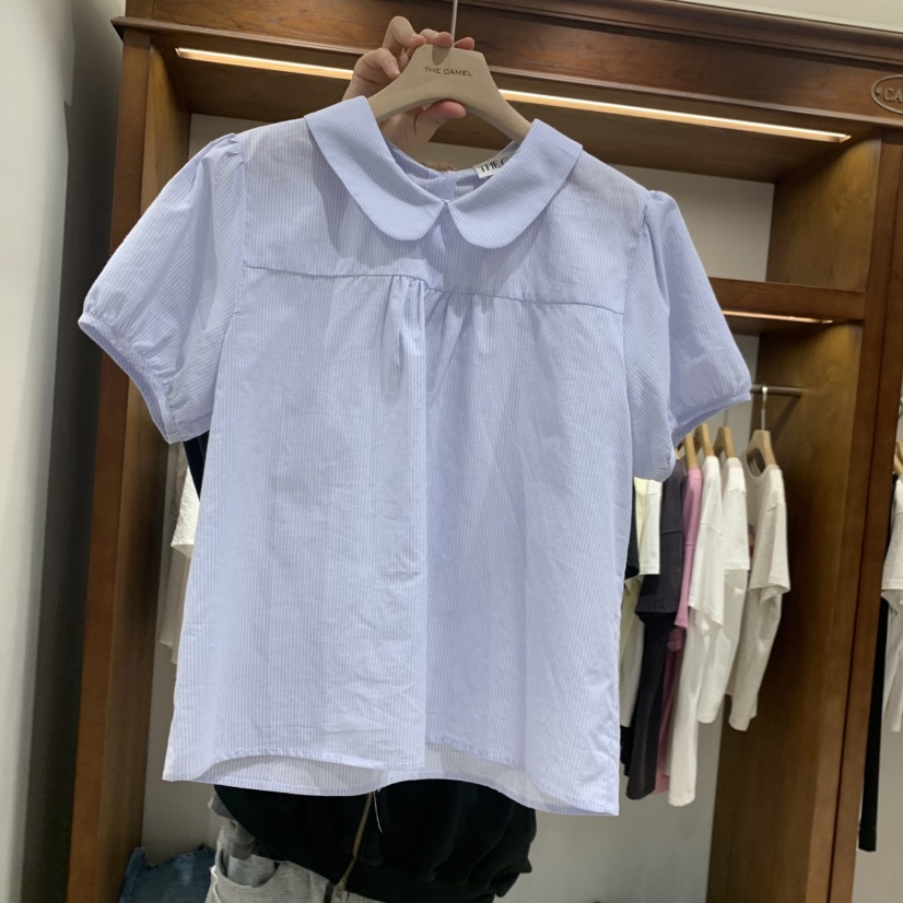 THE CAMEL東大門實拍韓國女裝新款26春夏襯衫蕾絲衫the came_l 家襯衫/蕾絲衫圖色2