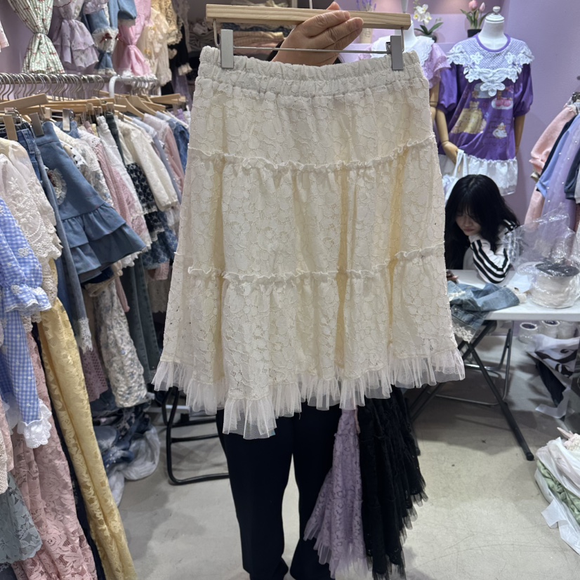 MS東大門實拍韓國女裝新品休閑人氣時尚26春夏半身裙中短裙MS半身裙/中短裙