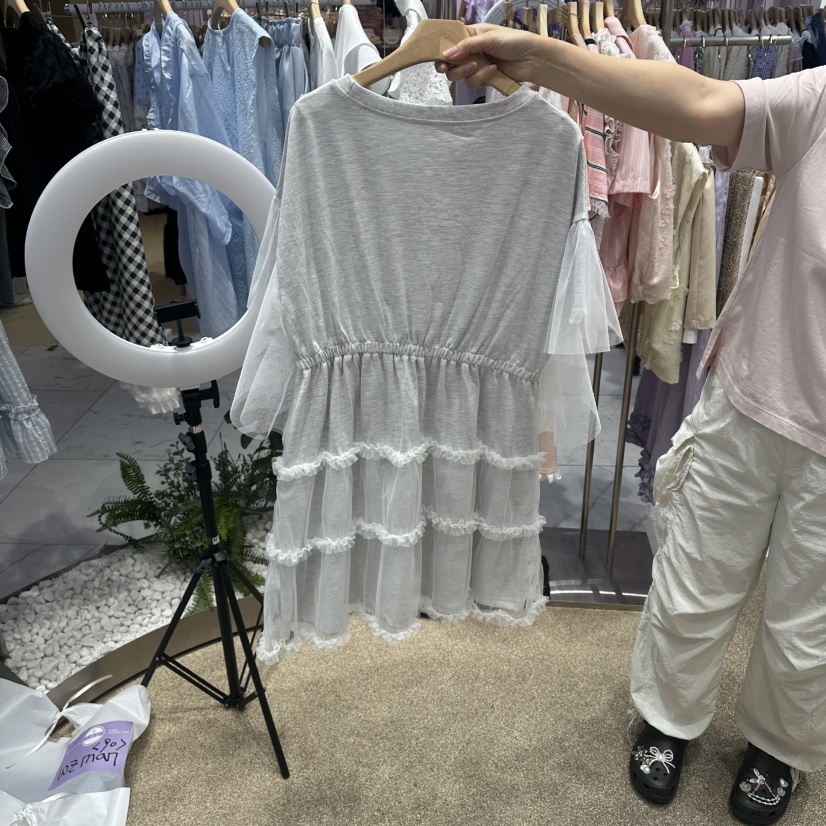 VIRUS東大門實拍韓國女士新款時尚26春夏26夏季推薦連衣裙VIRUS連衣裙