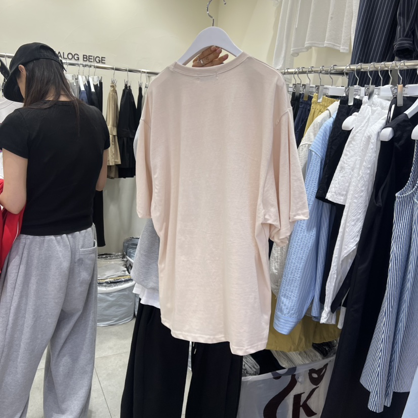 ANGLOG BEIGE韓國東大門直郵女士新品熱賣26夏季T恤印花ANGLOG BEIGET恤