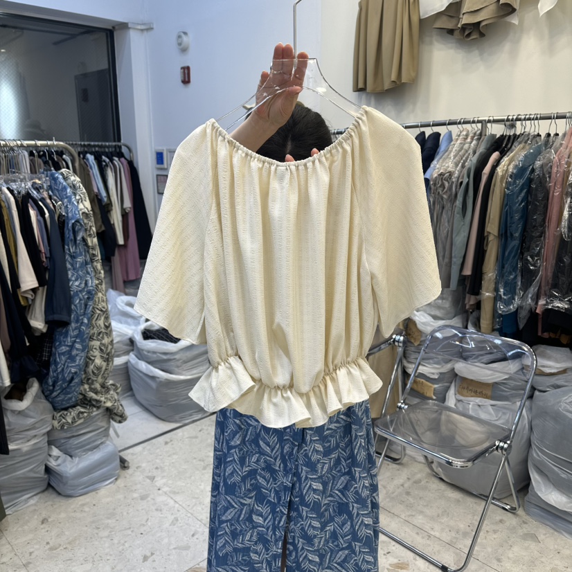 MARIGOLD東大門實拍韓國女士新品人氣時尚休閑襯衫蕾絲衫MARIGOLD襯衫/蕾絲衫