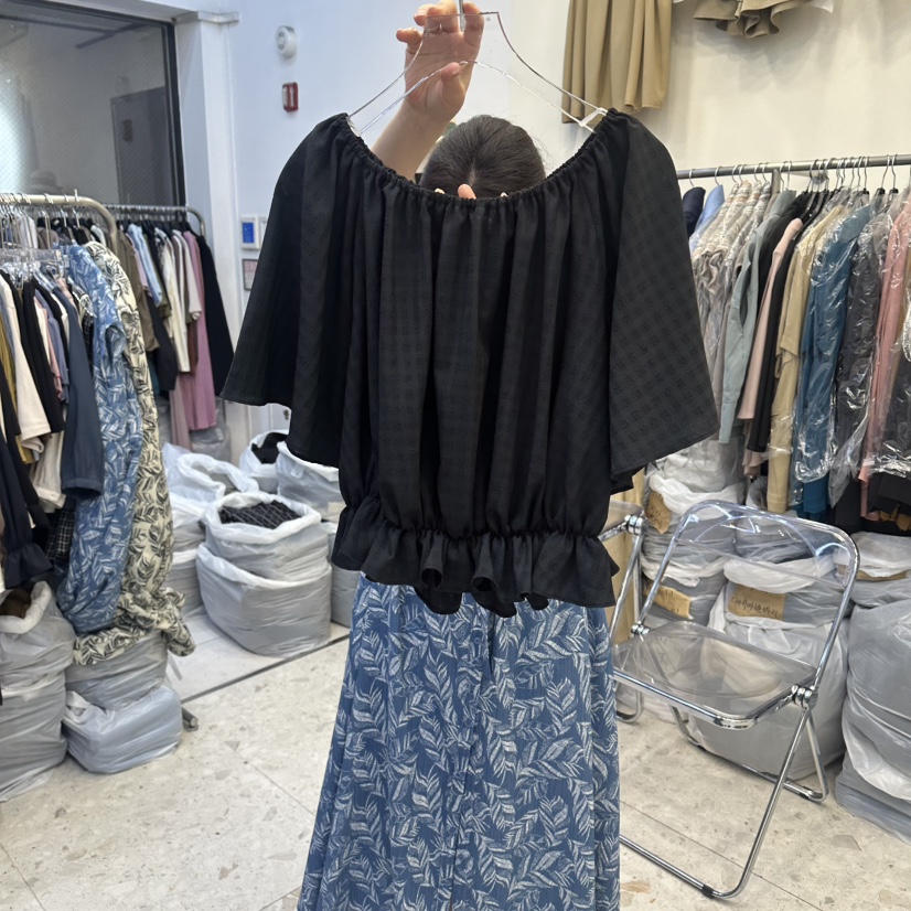 MARIGOLD東大門實拍韓國女士新品人氣時尚休閑襯衫蕾絲衫MARIGOLD襯衫/蕾絲衫圖色2