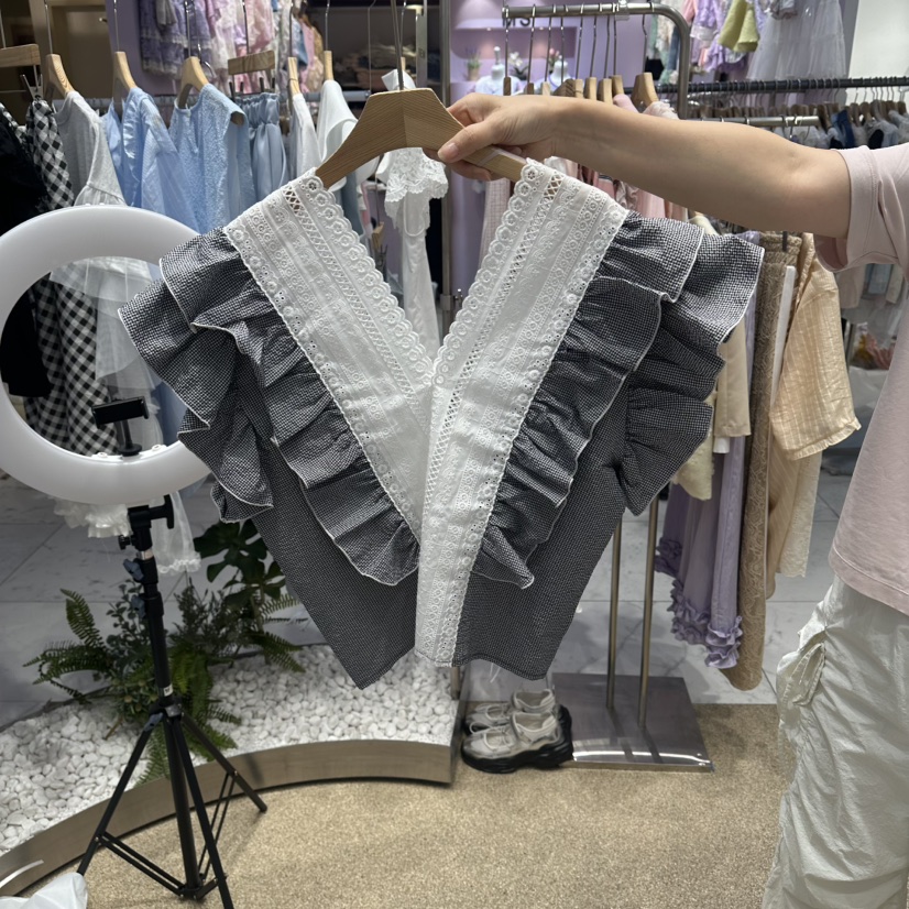 VIRUS韓國直郵女士新品時尚26春夏休閑職業熱賣26夏季馬甲VIRUS馬甲圖色3