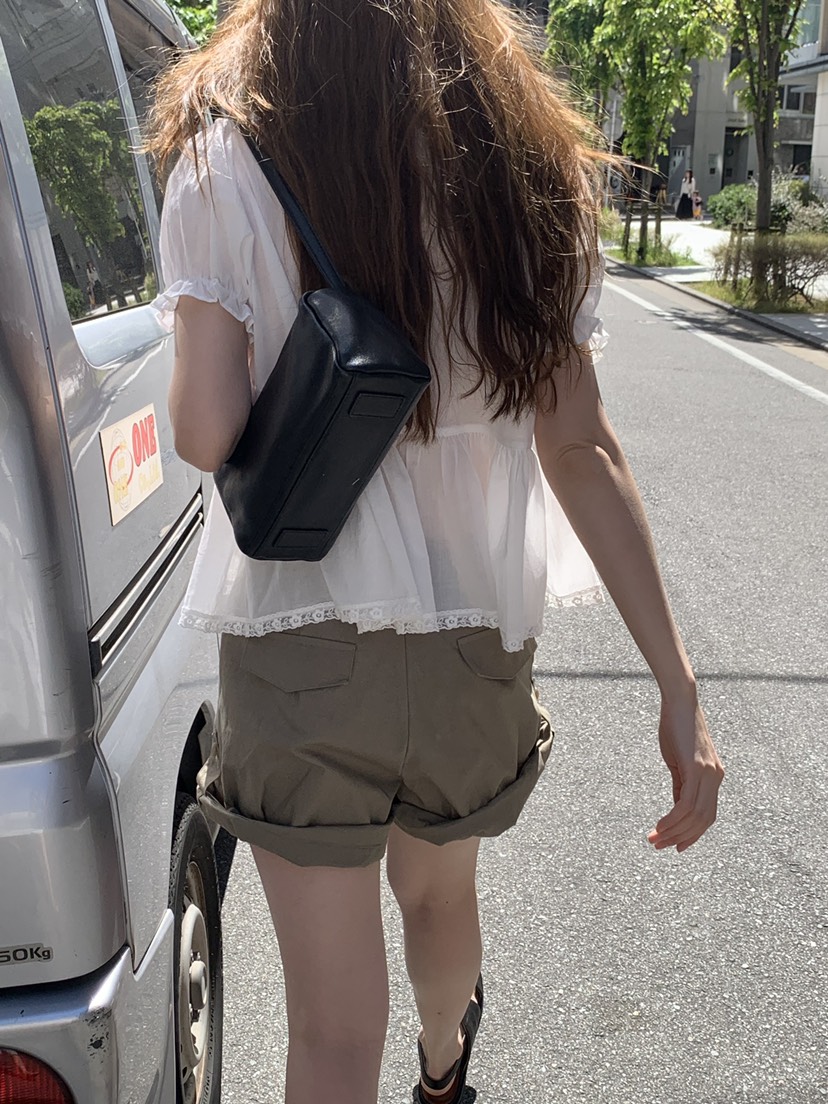 LONG PEAK韓國直郵實拍女士新款26春夏職業人氣推薦短褲LONG PEAK短褲