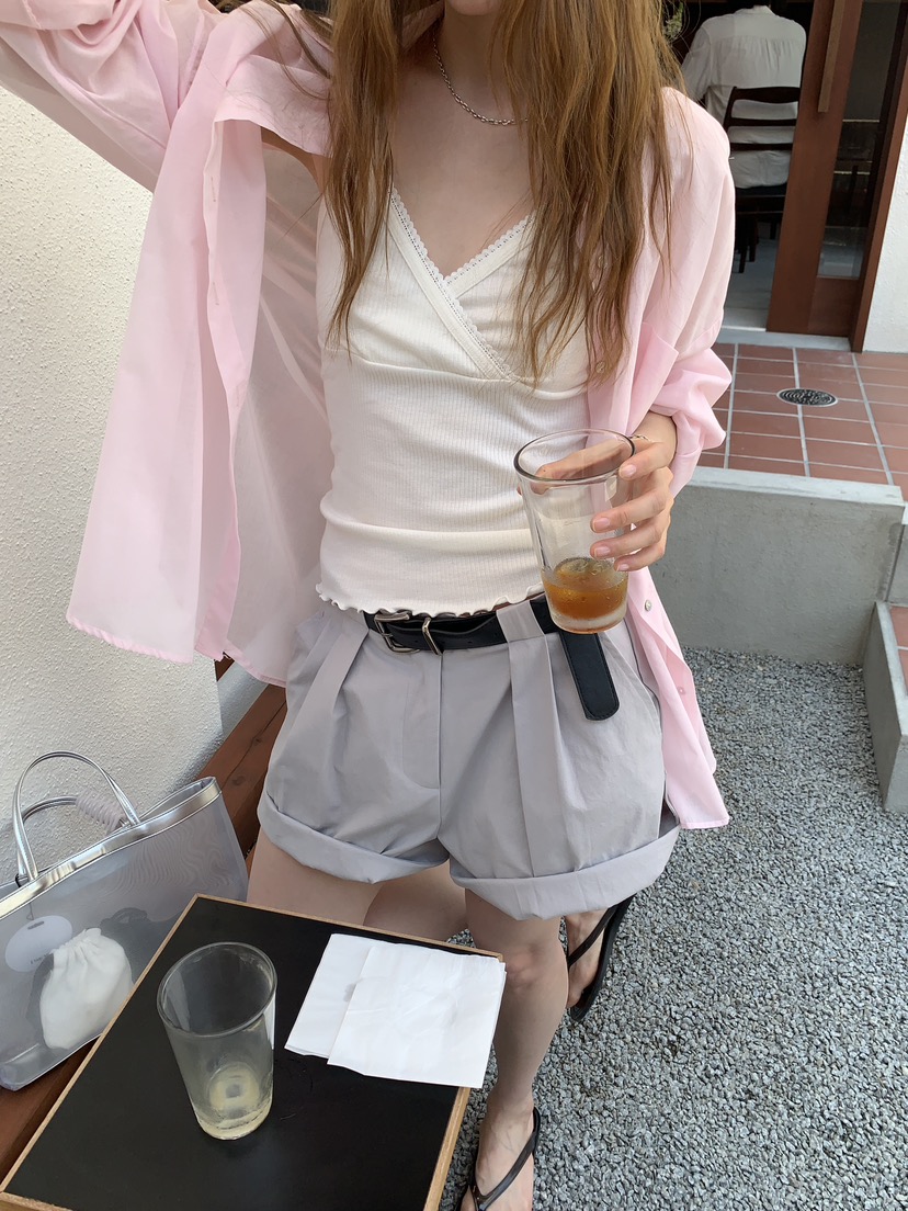 LONG PEAK韓國直郵實拍女士新款26春夏職業人氣推薦短褲LONG PEAK短褲