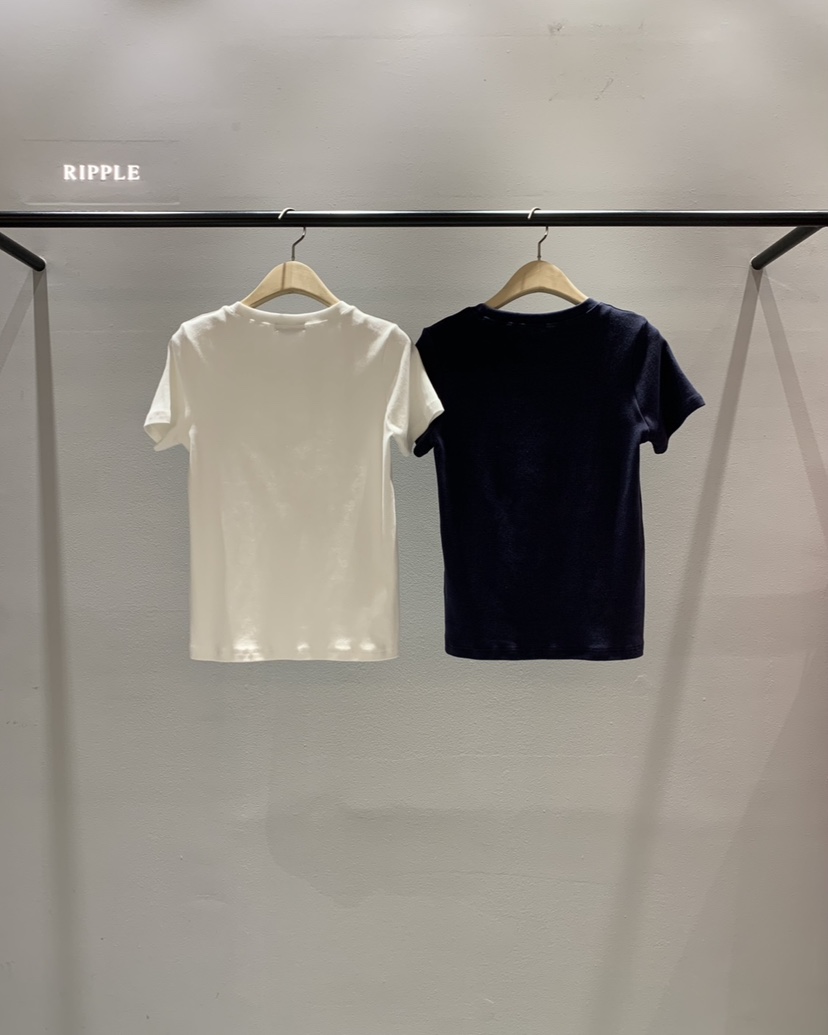 RIPPLE-P韓國直郵實拍女士新品26春夏人氣推薦時尚熱賣T恤RIPPLE-PT恤