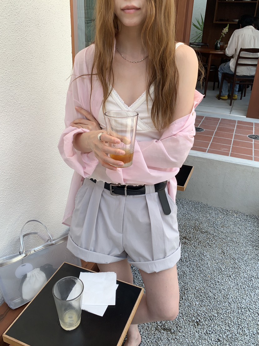 LONG PEAK韓國直郵實拍女裝新品推薦人氣26春夏襯衫蕾絲衫LONG PEAK襯衫/蕾絲衫