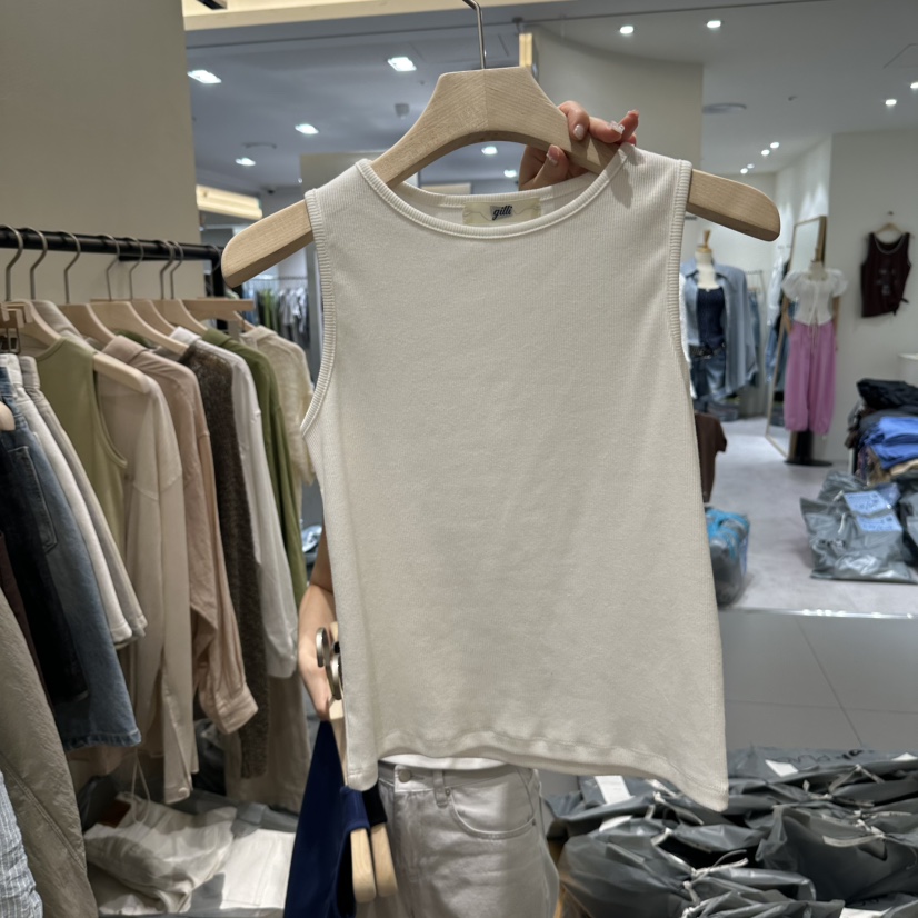 GILLI韓國東大門代購女裝新品休閑26春夏人氣職業吊帶背心GILLI吊帶/背心圖色1