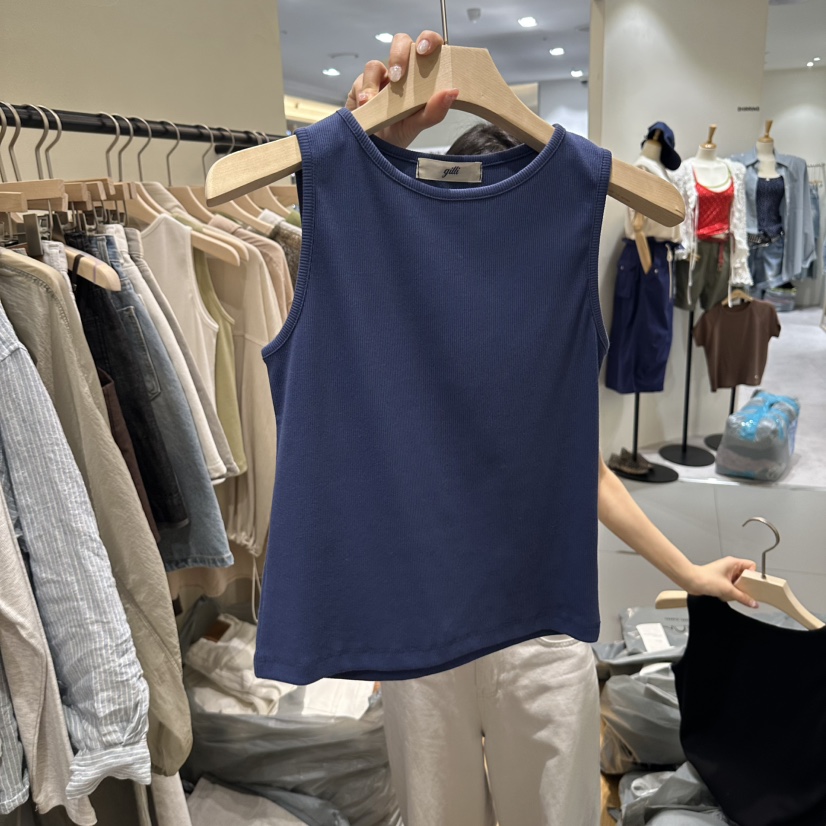 GILLI韓國東大門代購女裝新品休閑26春夏人氣職業吊帶背心GILLI吊帶/背心圖色4