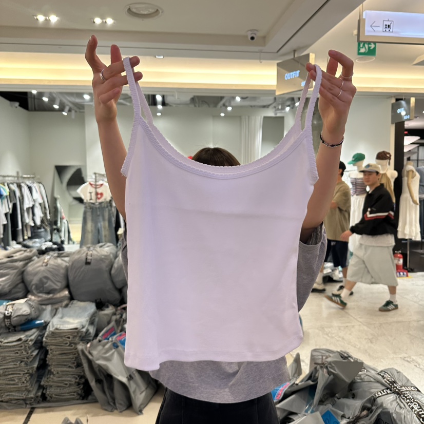 OUTFIT韓國東大門直郵女士新品人氣熱賣休閑職業吊帶背心OUTFIT吊帶/背心圖色1