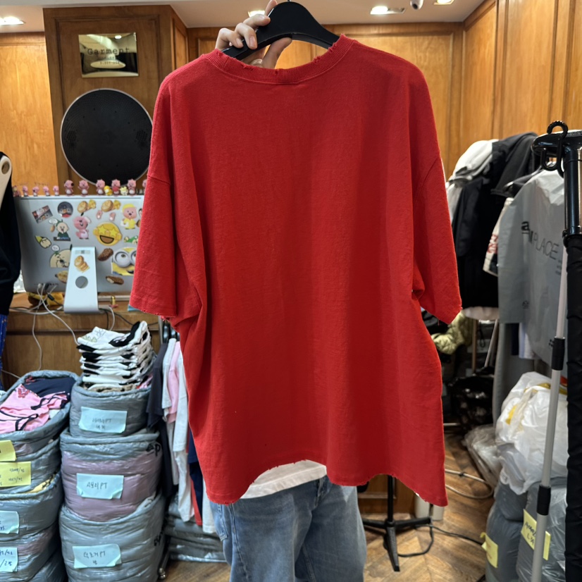 GARMENT-P韓國直郵實拍女裝新款26夏季職業推薦26春夏T恤鴨GARMENTT恤