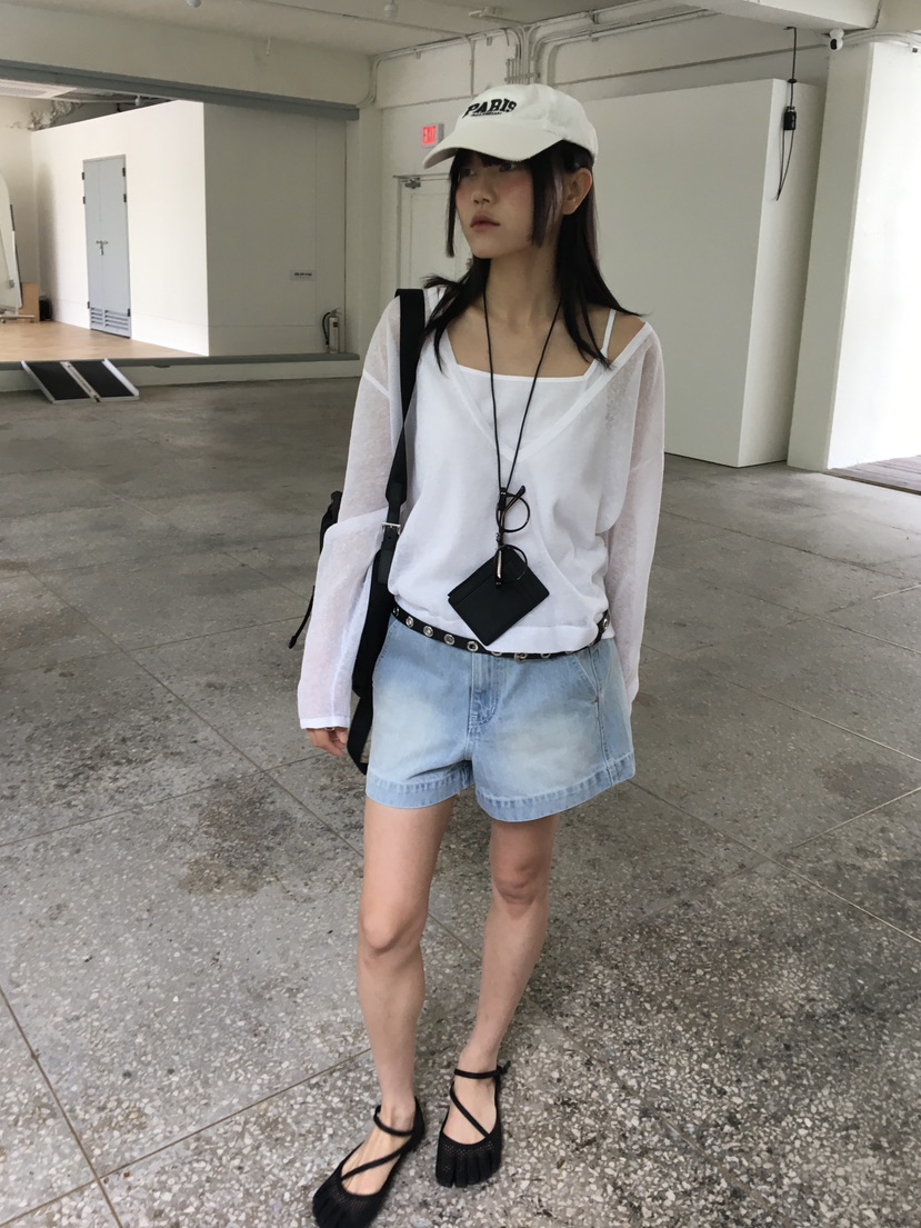 BAKING POWDER韓國東大門直郵女士新品職業26春夏針織衫亞麻BAKING POWDER針織衫