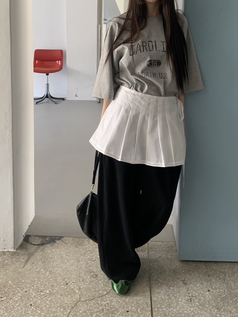 LOGARDEN韓國代購女士新品人氣時尚休閑推薦職業26夏季短裙棉LO GARDEN短裙