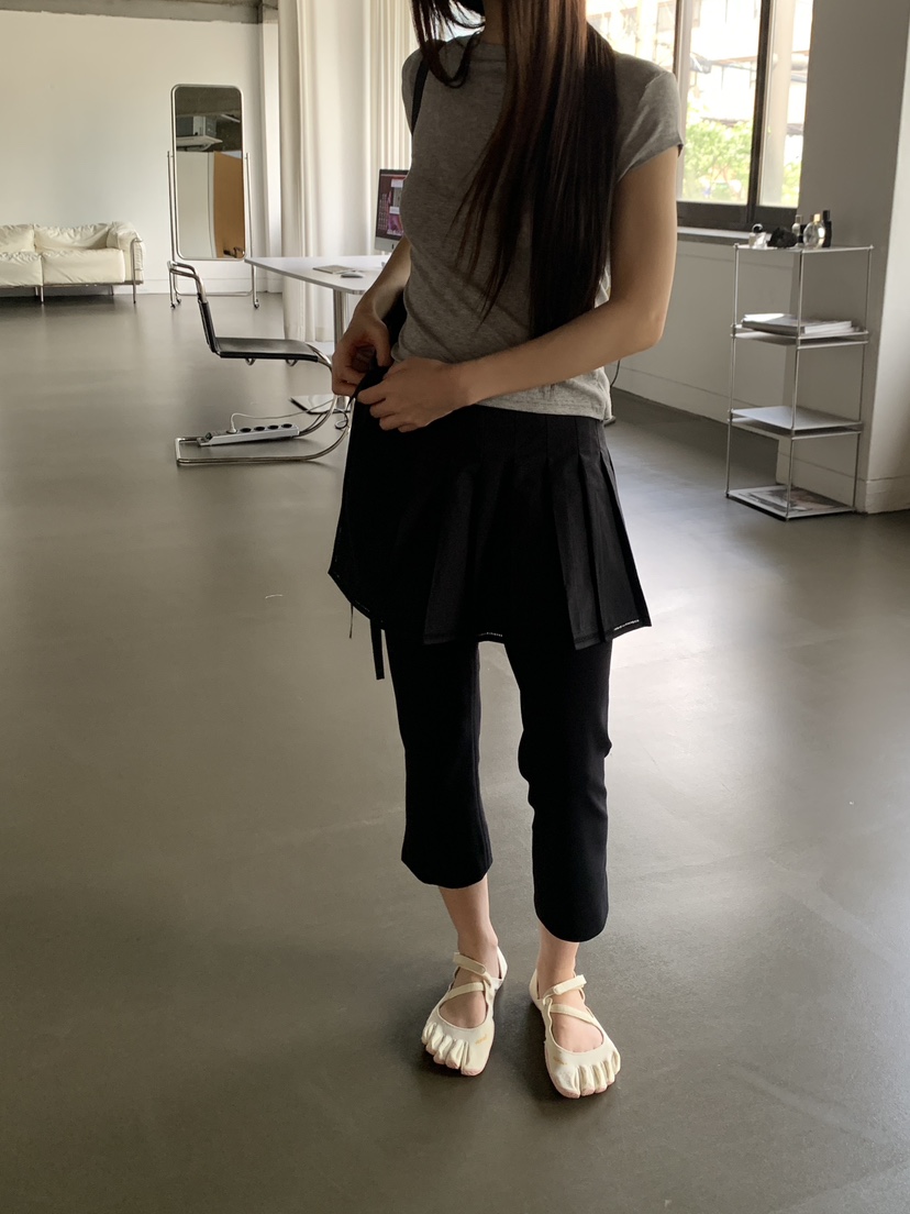 LOGARDEN韓國代購女士新品人氣時尚休閑推薦職業26夏季短裙棉LO GARDEN短裙