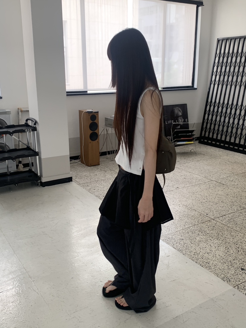 LOGARDEN韓國代購女士新品人氣時尚休閑推薦職業26夏季短裙棉LO GARDEN短裙