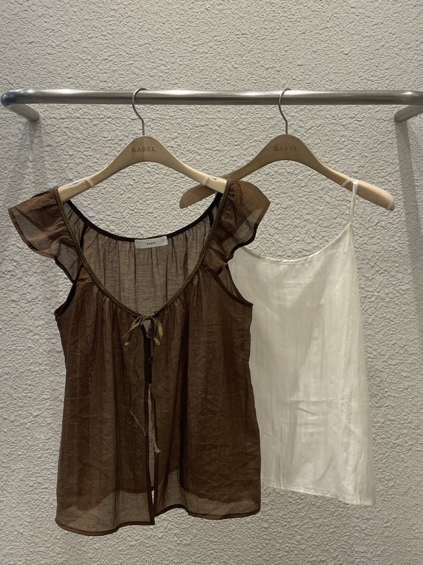 BABEL韓國直郵女士新品職業26春夏26夏季人氣襯衫蕾絲衫套裝BABEL襯衫/蕾絲衫圖色2