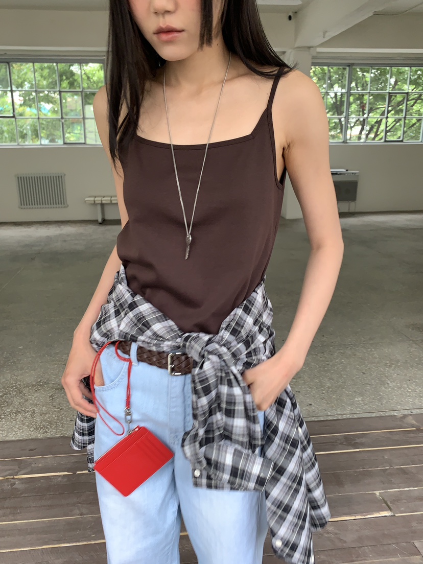 BAKING POWDER韓國直郵女士新品26夏季26春夏時尚吊帶背心BAKING POWDER吊帶/背心