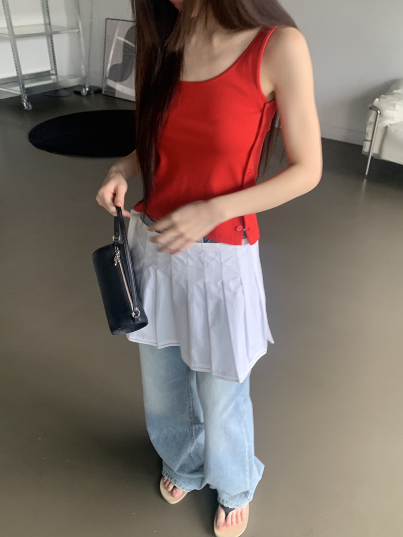 LOGARDEN韓國東大門直郵女士新品26春夏職業人氣吊帶背心LO GARDEN吊帶/背心