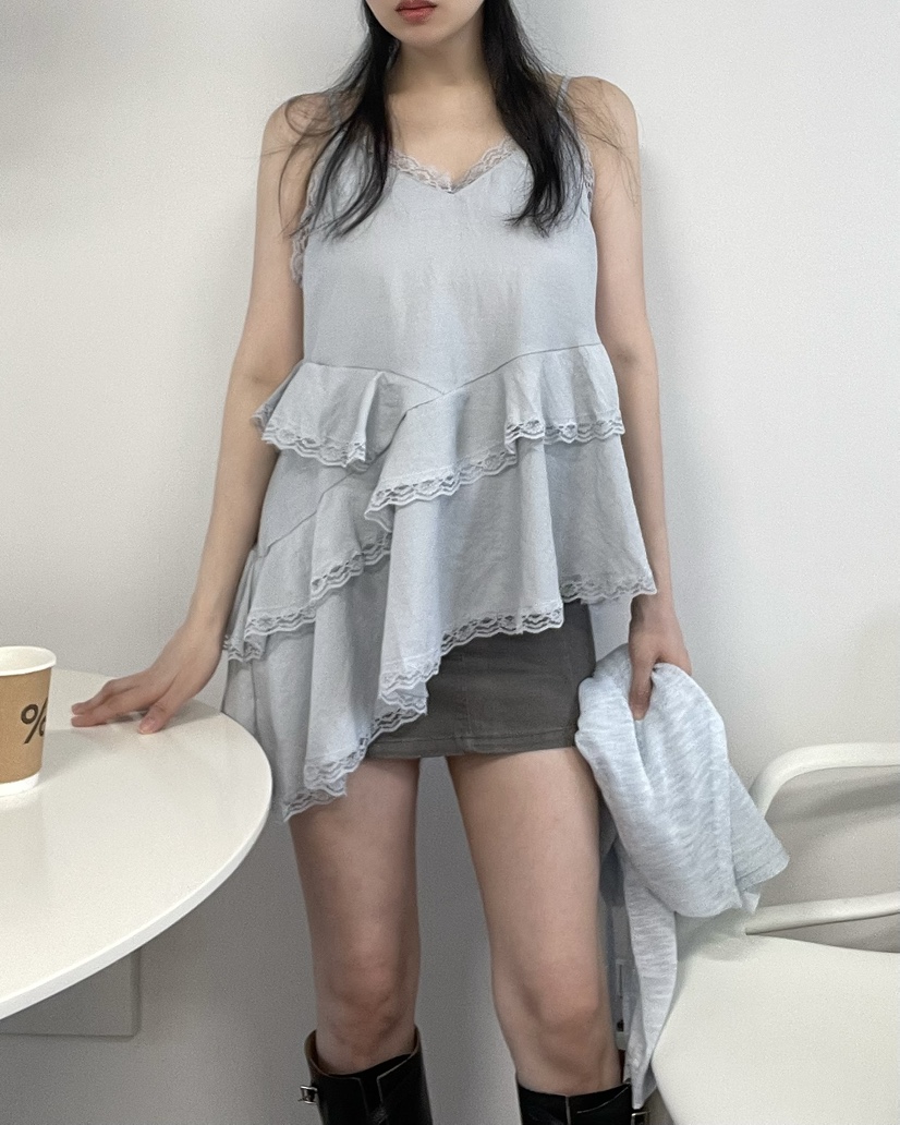 ALLVIBE韓國東大門代購女裝新品時尚推薦26春夏26夏季吊帶背心ALLVIBE吊帶/背心