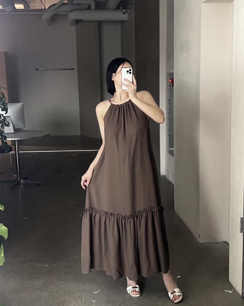 VERNI韓國代購女士新款熱賣時尚推薦26夏季26春夏休閑連衣裙VERNI連衣裙