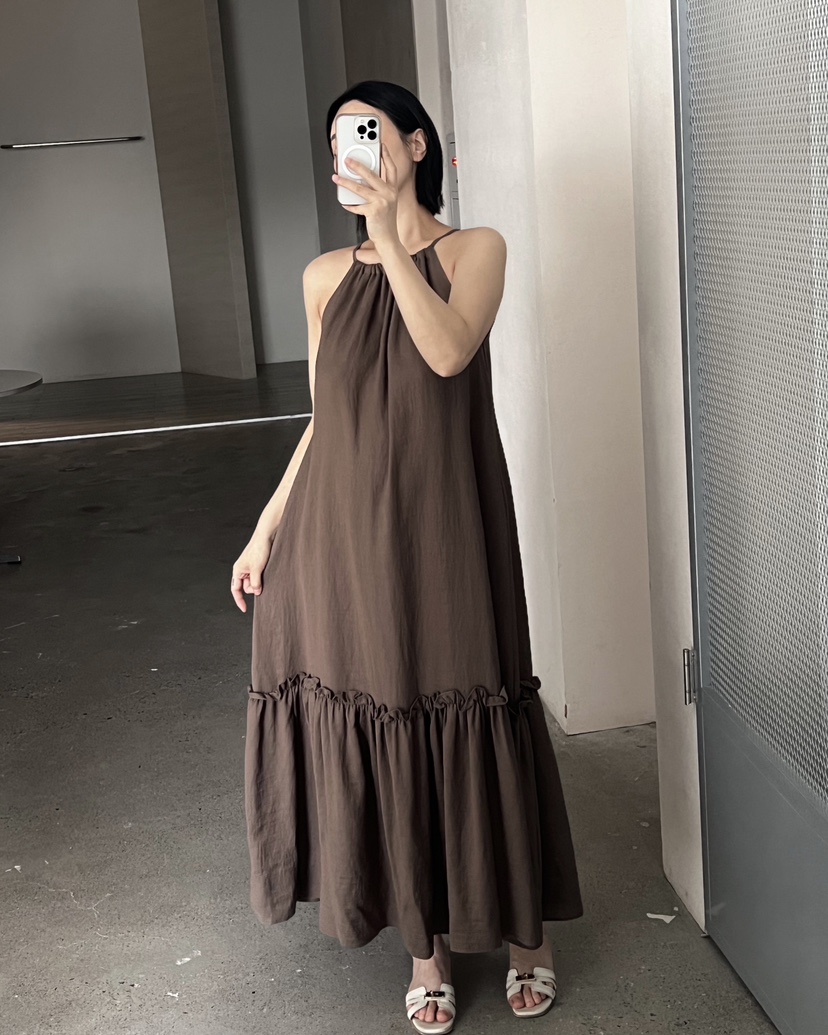 VERNI韓國代購女士新款熱賣時尚推薦26夏季26春夏休閑連衣裙VERNI連衣裙