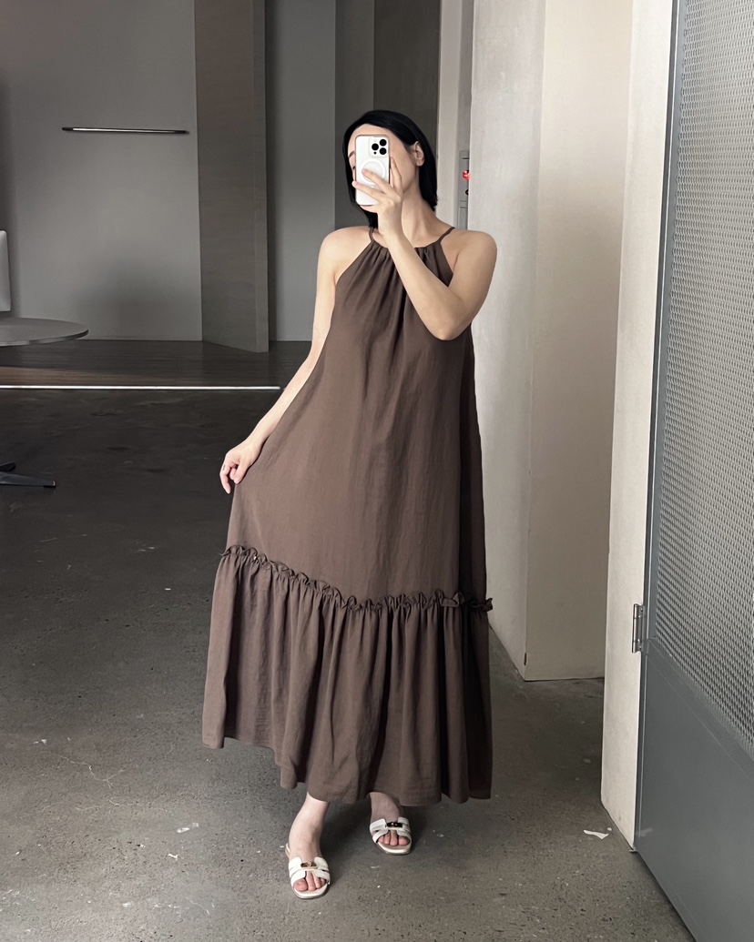 VERNI韓國代購女士新款熱賣時尚推薦26夏季26春夏休閑連衣裙VERNI連衣裙