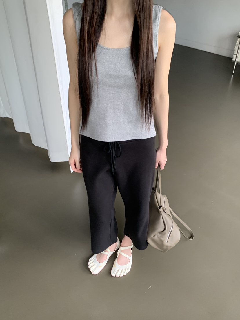 LOGARDEN韓國直郵女裝新品26夏季人氣26春夏職業推薦休閑褲LO GARDEN休閑褲