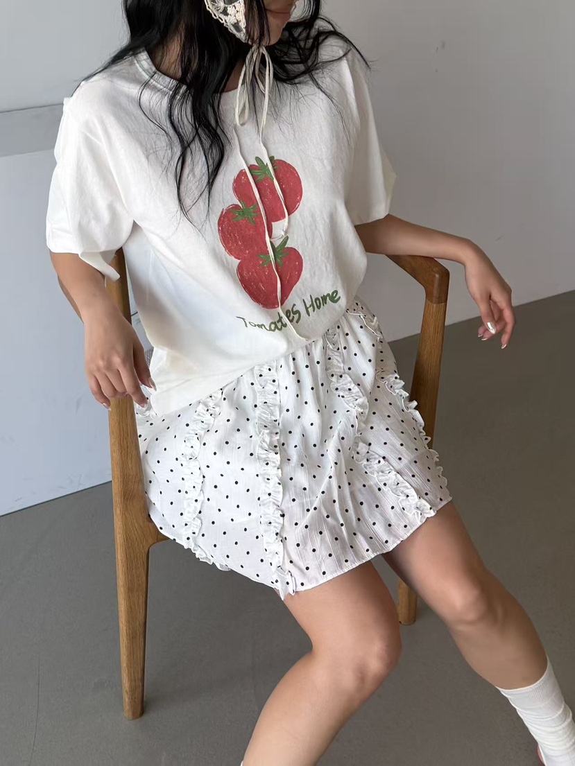 YES韓國直郵女士新品熱賣職業26夏季26春夏推薦時尚人氣T恤YEST恤