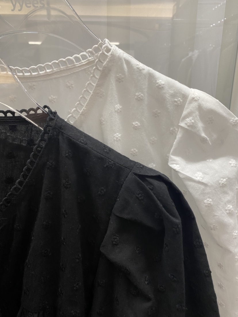 YES韓國代購女士新品熱賣推薦26春夏26夏季休閑襯衫蕾絲衫YES襯衫/蕾絲衫