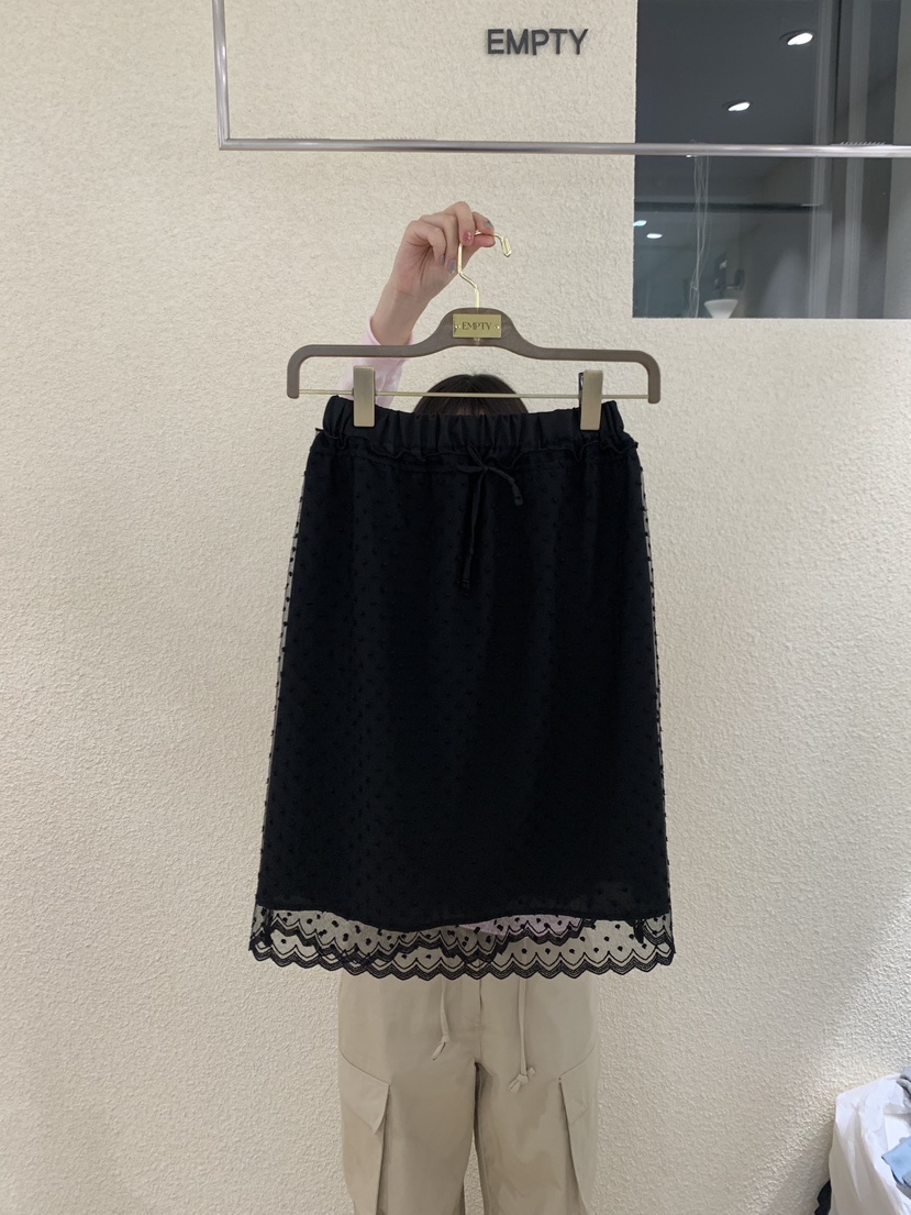 EMPTY韓國東大門直郵女士新品26春夏職業人氣半身裙中短裙EMPTY半身裙/中短裙圖色1