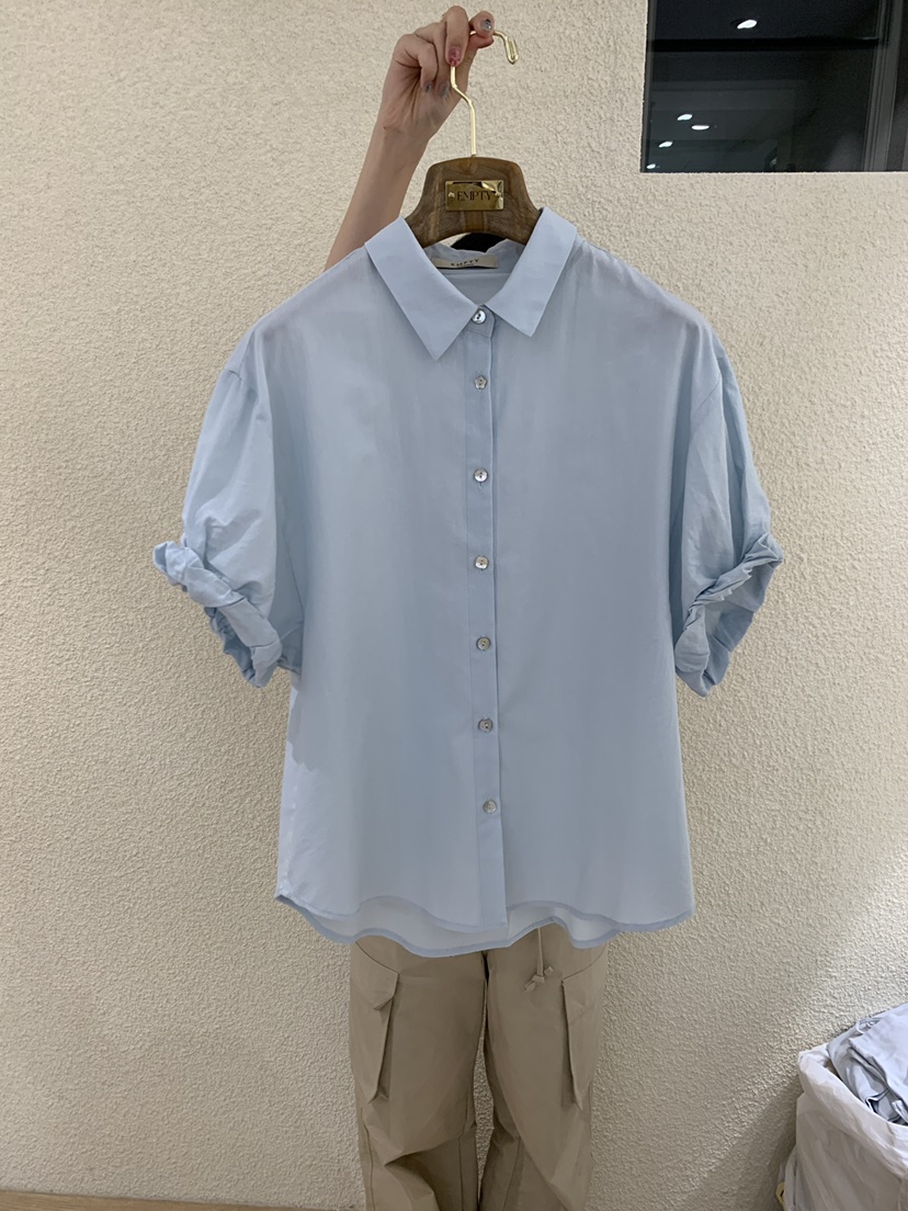 EMPTY韓國東大門代購女士新品熱賣人氣時尚26春夏襯衫蕾絲衫EMPTY襯衫/蕾絲衫圖色2