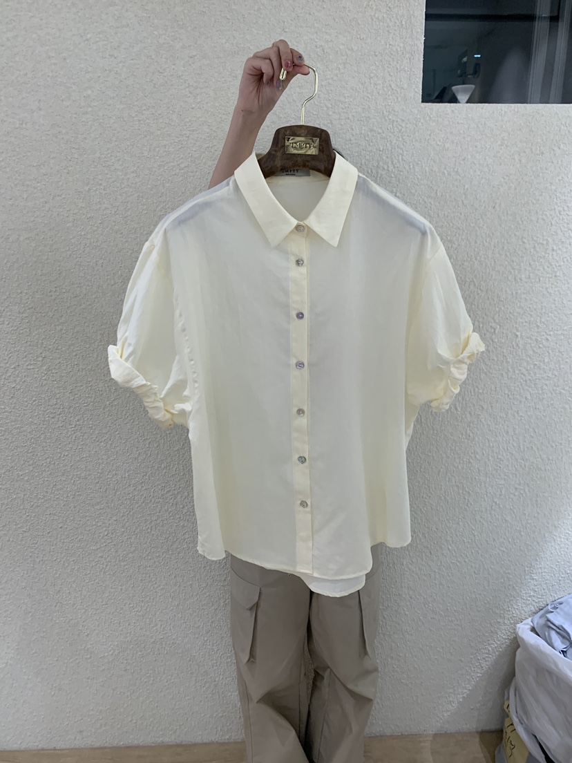 EMPTY韓國東大門代購女士新品熱賣人氣時尚26春夏襯衫蕾絲衫EMPTY襯衫/蕾絲衫圖色3