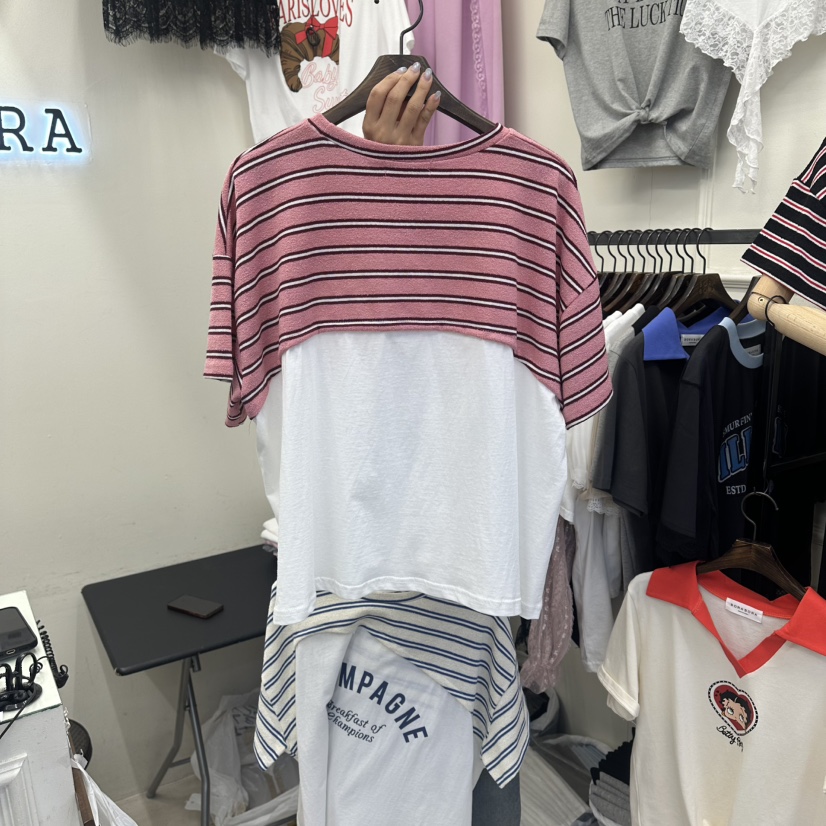 BORA BORA韓國代購女裝新品26夏季26春夏推薦熱賣職業T恤BORA BORAT恤