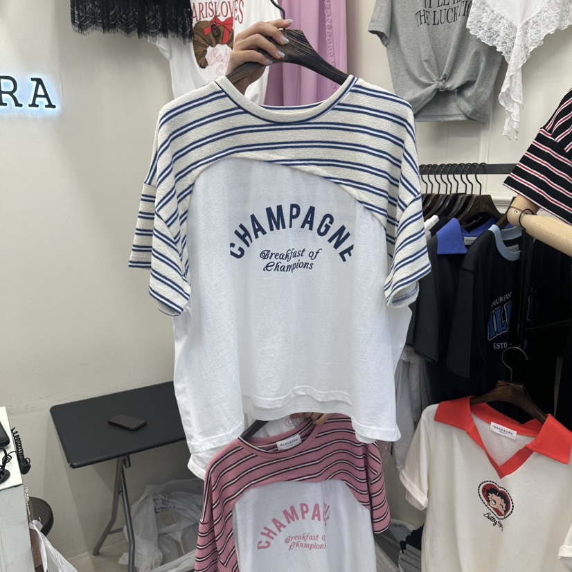 BORA BORA韓國代購女裝新品26夏季26春夏推薦熱賣職業T恤BORA BORAT恤圖色2