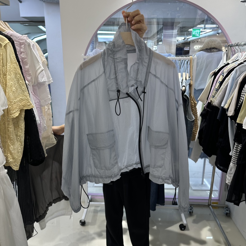 JH.STUDIO-Q韓國直郵實拍女裝新品26春夏夾克防風衣短款JH.STUDIO-Q夾克圖色2