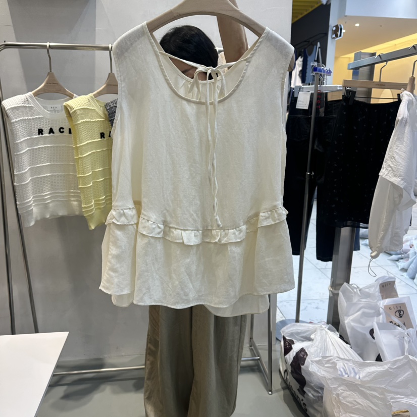 GILT韓國直郵女士新品人氣職業26春夏推薦休閑26夏季吊帶背心GILT吊帶/背心