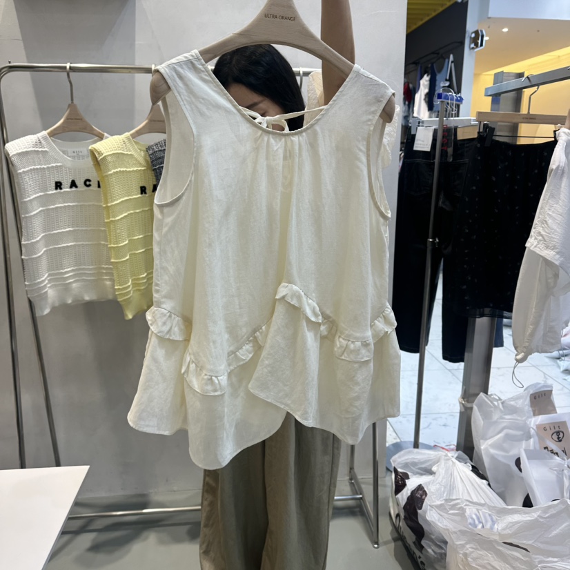 GILT韓國直郵女士新品人氣職業26春夏推薦休閑26夏季吊帶背心GILT吊帶/背心圖色1