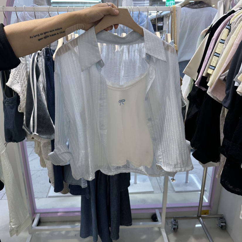 JH.STUDIO-Q韓國直郵女裝新品26夏季推薦套裝無袖緞帶套裝JH.STUDIO-Q套裝圖色2