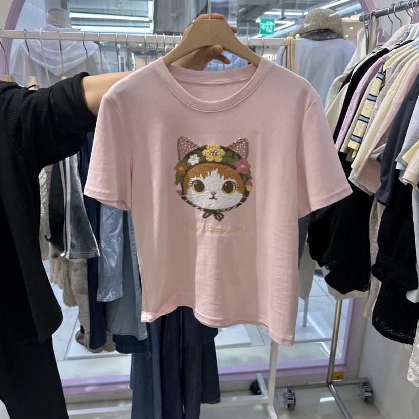 JH.STUDIO-Q韓國直郵實拍女士新品26春夏時尚人氣熱賣T恤JH.STUDIO-QT恤圖色2