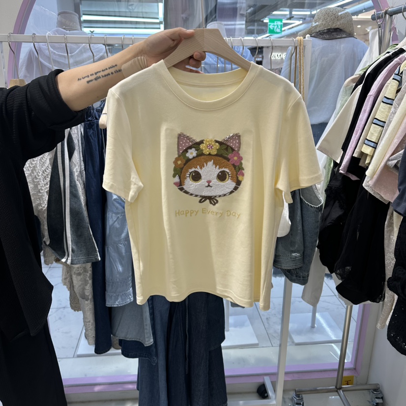 JH.STUDIO-Q韓國直郵實拍女士新品26春夏時尚人氣熱賣T恤JH.STUDIO-QT恤圖色4