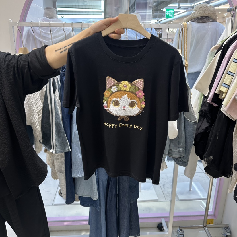 JH.STUDIO-Q韓國直郵實拍女士新品26春夏時尚人氣熱賣T恤JH.STUDIO-QT恤圖色5